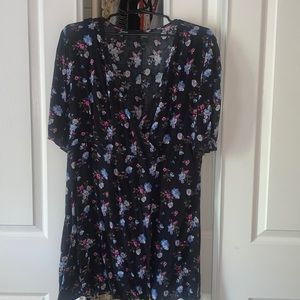 Mini wrap dress